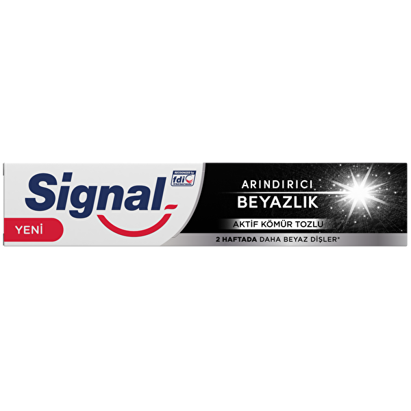 Signal Arındırıcı Beyazlık Aktif Kömür Tozlu Diş Macunu 75 ml