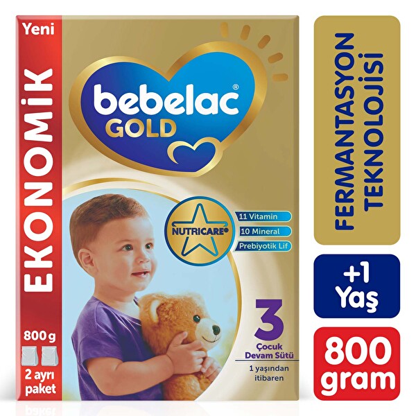 Bebelac Gold 3 Vitamin Prebiyotik 800 gr Thumbnail 1