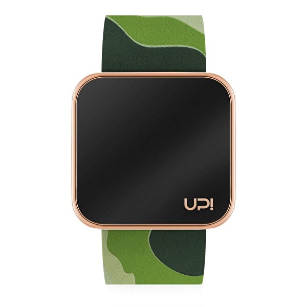 UPWATCH Touch Shiny Rose&Green Camouflage Unisex Kol Saati