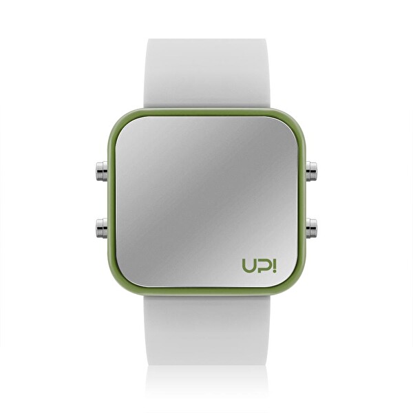 UPWATCH Led Green&White Unisex Kol Saati