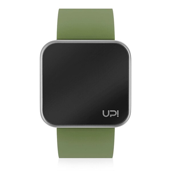 UPWATCH Touch Matte Silver&Green Unisex Kol Saati