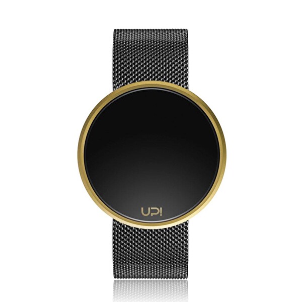 UPWATCH Round Steel Gold&Black Two Tone Unisex Kol Saati