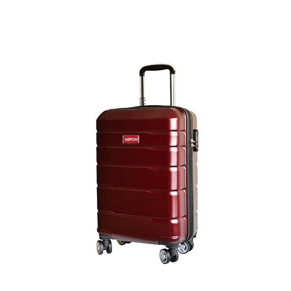 Nippon 1807 Bordo Büyük Boy Valiz