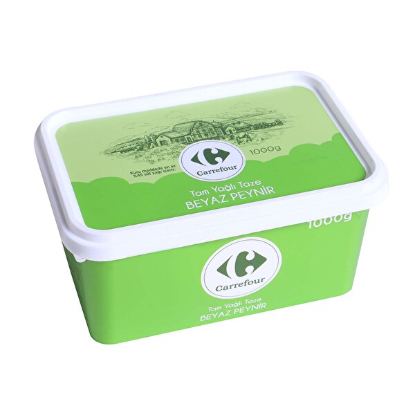 Carrefour Tam Yağlı Taze Beyaz Peynir 1000 Gr