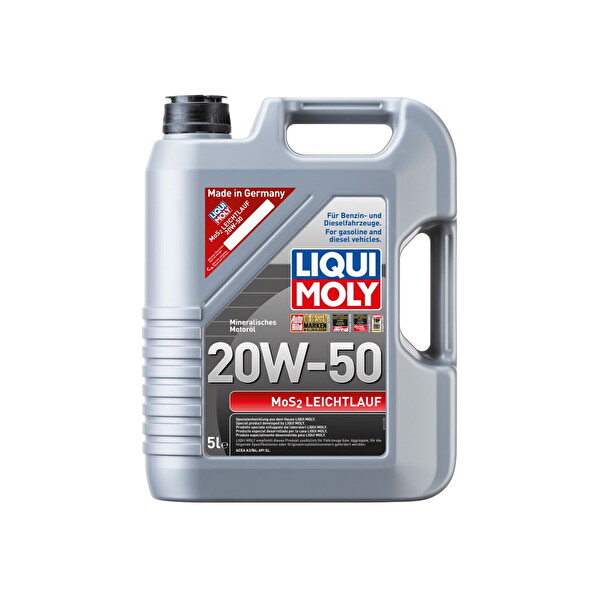  LIQUI MOLY MOS2 LOW-FRICTION 20W-50 MOTOR YAĞI 5LT 