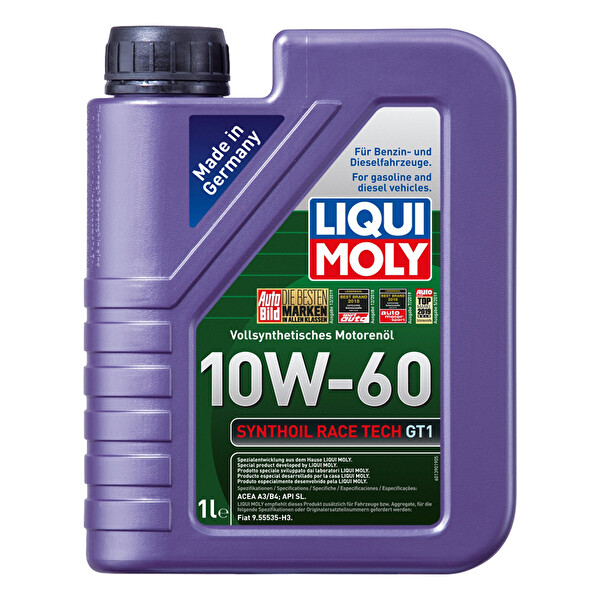  LIQUI MOLY SYNTHOIL RACE TECH GT1 10W-60 MOTOR YAĞI 1LT 