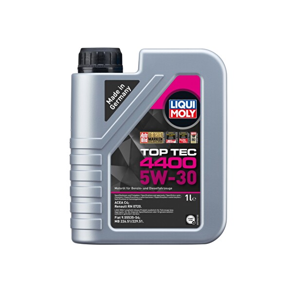  LIQUI MOLY TOP TEC 4400 5W-30 MOTOR YAĞI 1LT 