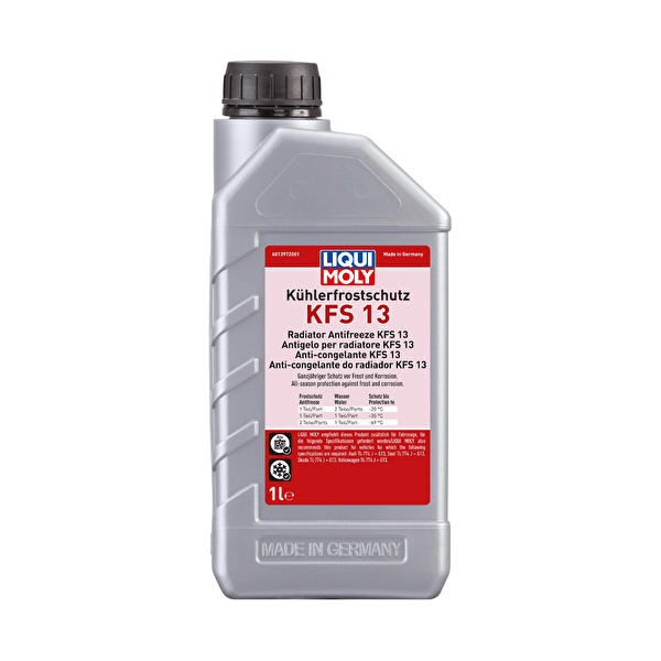  LIQUI MOLY KUEHLERFROSTSCHUTZ KFS13 ANTIFREEZE RADYATÖR ANTIFRIZI 1 LITRE 
