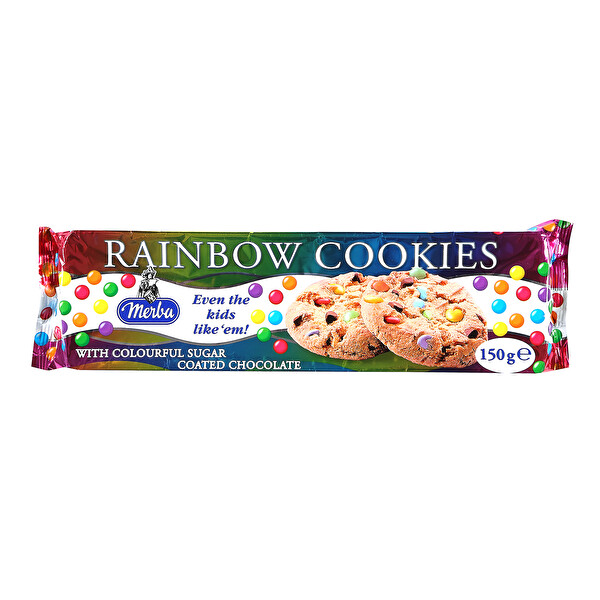 Merba Rainbow Cookies 150 Gr