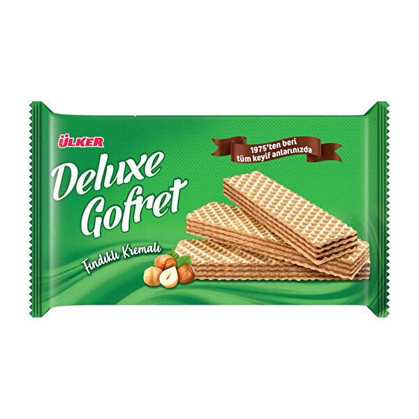 Ülker Deluxe Gofret Fındık Kremalı 220 g