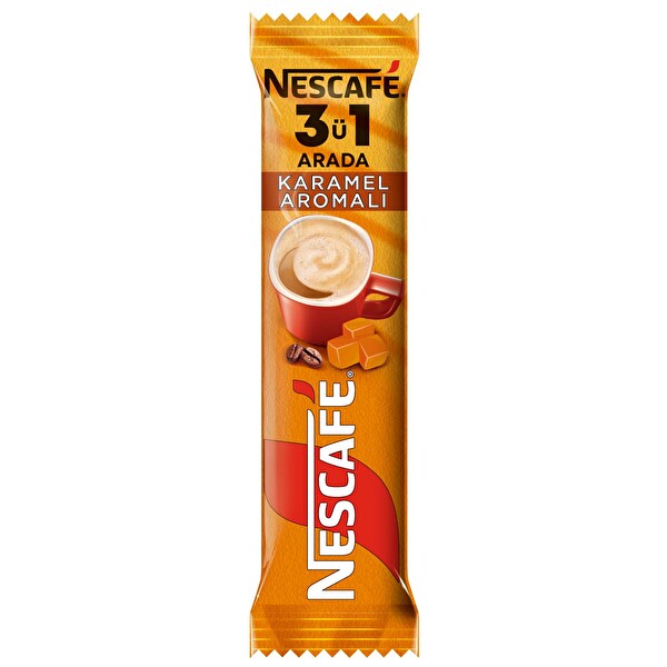 Nescafe 3ü1 Arada Karamel Aromalı 17,6 g