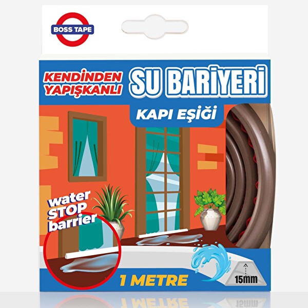 Boss Tape 1mt Barıyer Bandı-Kahverengı
