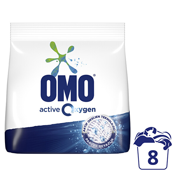 Omo Active Oxygen Toz Çamaşır Deterjanı 1.2 Kg 8 Yıkama