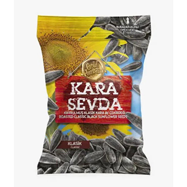 Kara Sevda Klasik Tuzlu Siyah Ayçekirdeği 135 g