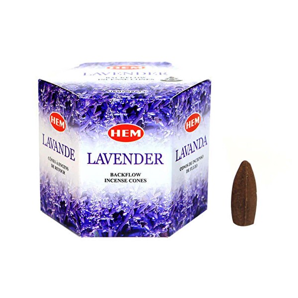 Tütsü Lavender Back Flow Cones