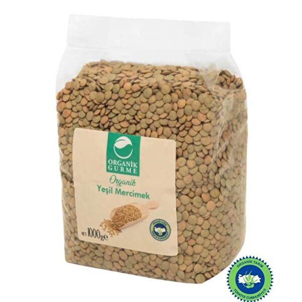 Organik Gurme Organik Yeşil Mercimek 1000 g