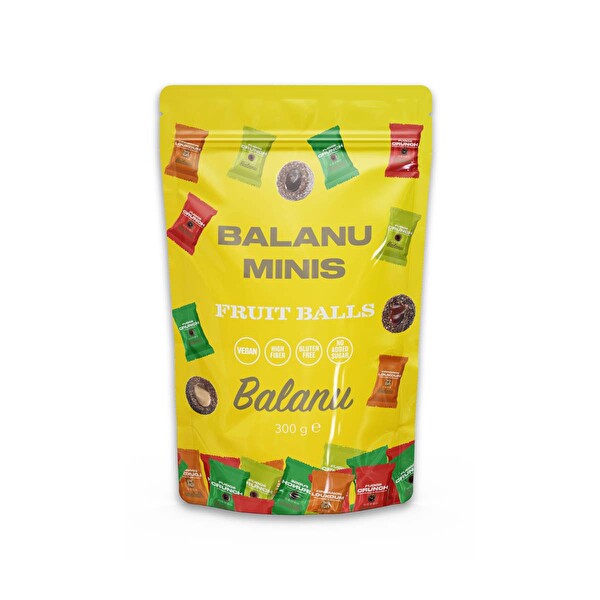 Balanu Organik Minis Fruitballs 300 g