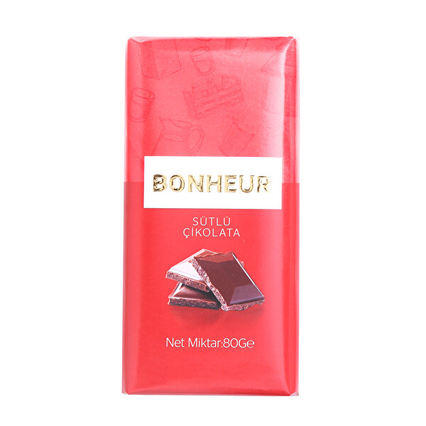 Bonheur Sütlü Tablet Çikolata 80 g