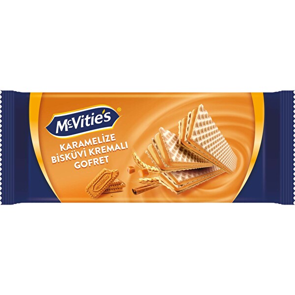 Mcvities Karamelize Bisküvi Kremalı Gofret