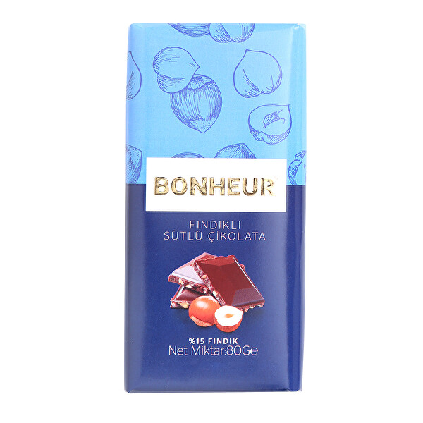 Bonheur Fındıklı Tablet Çikolata 80 g