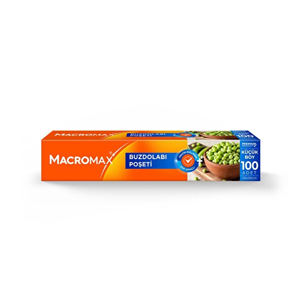 Macromax Buzdolabı Poşeti Küçük Boy 100 Adet