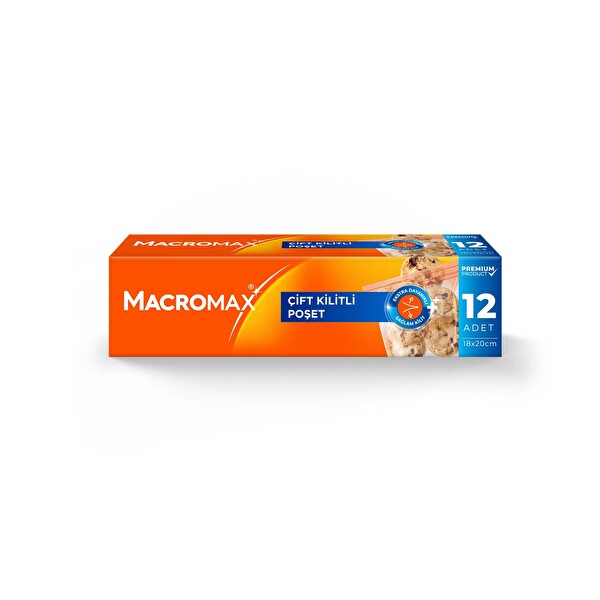 Macromax Kilitli Poşet 12 Adet