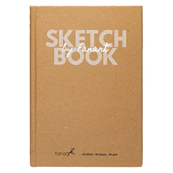 Fanart Sketch Book A5  Eskiz Defteri Kraft 80 g 96 Yaprak