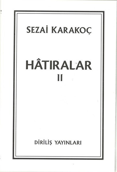 Hatıralar II