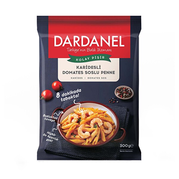 Dardanel Kolay Pişir Karidesli Domates Soslu Penne 300 g