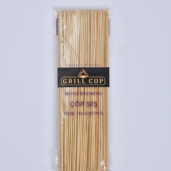 Grill Cup Ahşap Çöp Şiş