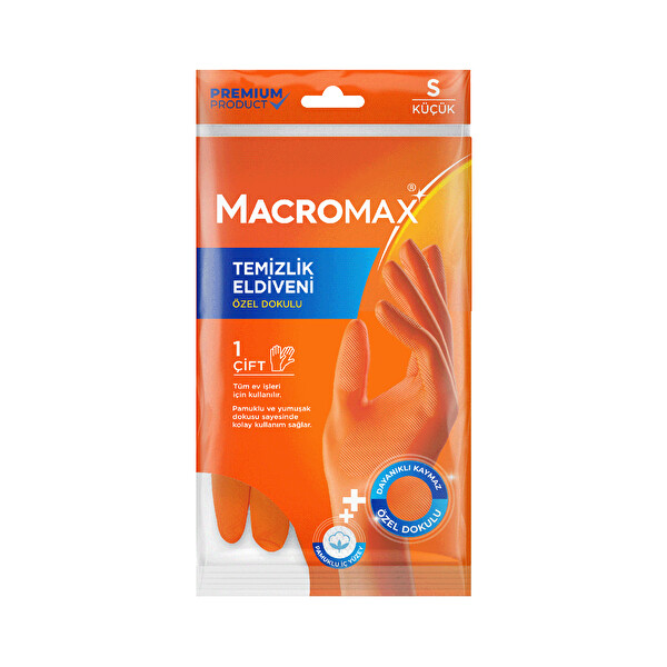 Macromax Clean&Touch Temizlik Eldiveni S Küçük Boy