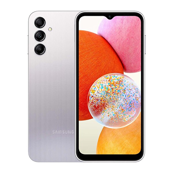Samsung A14  4/64 Gb A145F Gümüş (Samsung Türkiye Garantili)