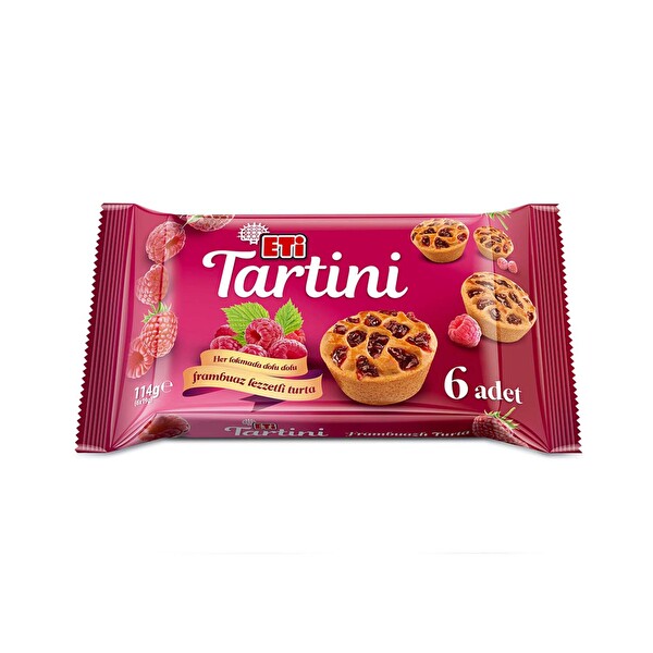 Eti Tartini Frambuazlı Turta 114 g