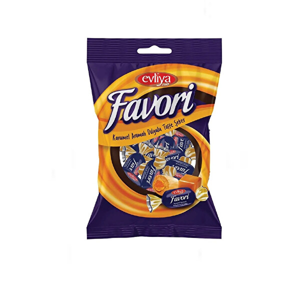 Favori Karamel Dolgulu Yumuşak Şeker 350 g