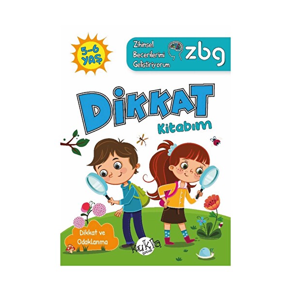 Zbg Zihinsel Becerilerimi Geliştiriyorum Dikkat Kitabım 5-6 Yaş