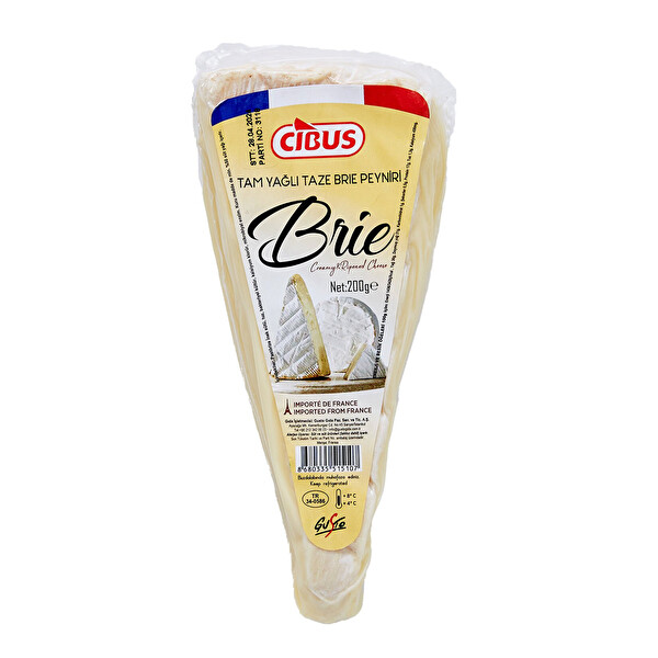 Cibus Tam Yağlı Taze Brie Peyniri 200 g
