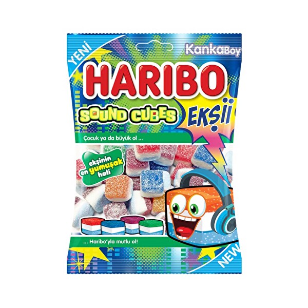 Haribo Ekşii Sound Cubes 70 g