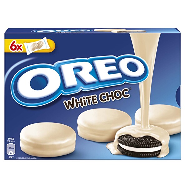 Oreo Beyaz Çikolata Kaplı Bisküvi 246 g