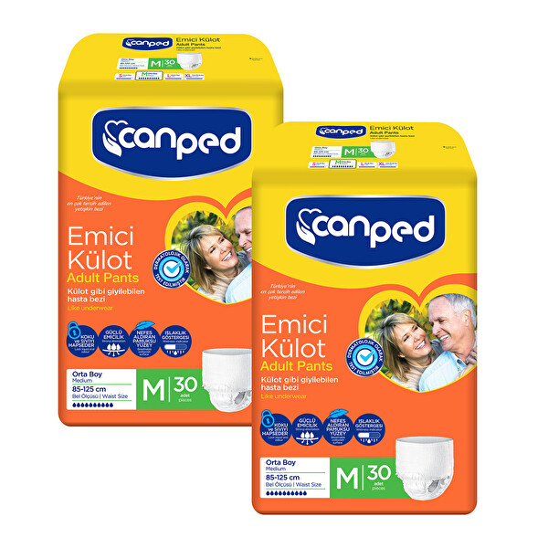 Canped Emici Külot Bez Orta 60'Lı