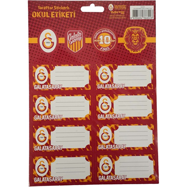 Galatasaray Okul Etiketi Ders Programlı 3 Yaprak
