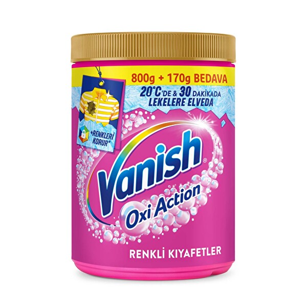 Vanish Oxi Action Multipower Renkliler için Deterjan Güçlendirici Toz 970 g