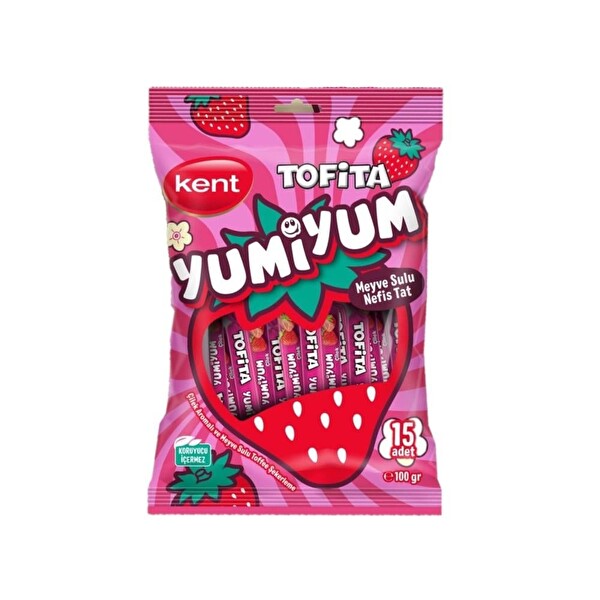 Tofita Yumiyum Meyve Aromalı Toffe Şekerleme 15X6,7 g