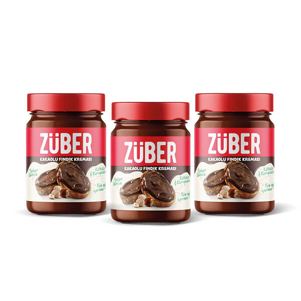 Züber Kakaolu Fındık Kreması 315 g X 3 Adet