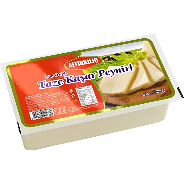 Altınkılıç Tam Yağlı Taze Kaşar Peyniri 700 g