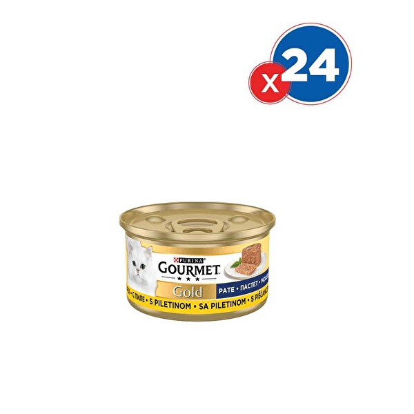 Gourmet Gold Kıyılmış Tavuklu 85 GrX24'lü