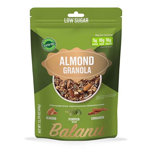 Balanu Glutensiz Granola Kabak Çekirdeği&Tarçın 360 g