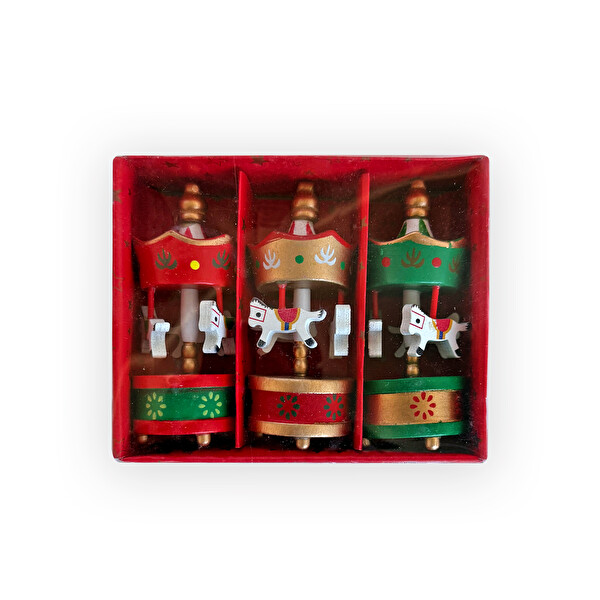 Minik Cauresel Dekor 3'Lü 8 Cm