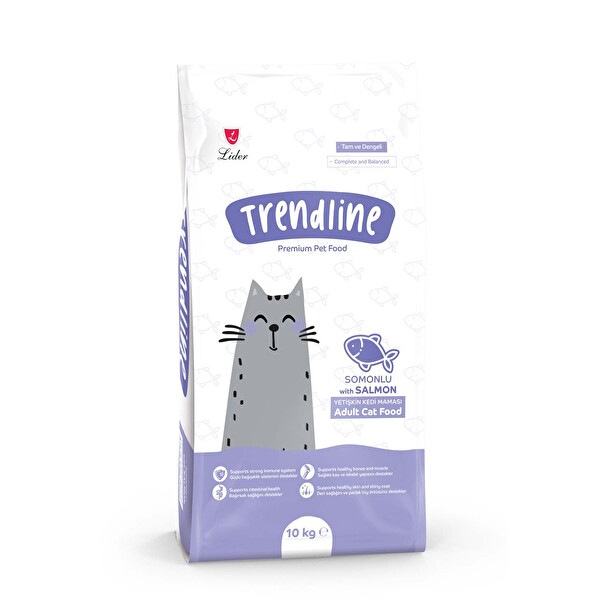 Trendline Somonlu Kedi Maması 10 Kg