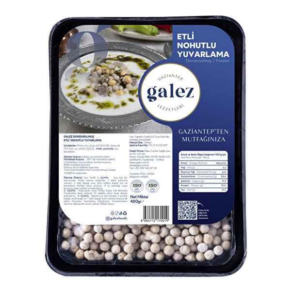 Galez Etli Nohutlu Yuvarlama 400 g