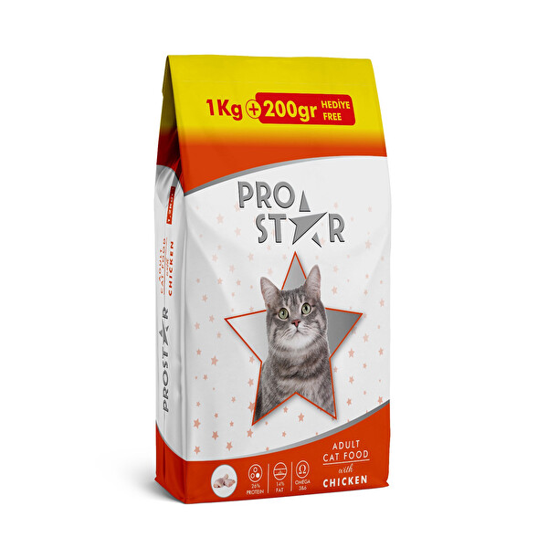 Prostar Tavuklu Yetişkin Kedi Maması 1,2 Kg